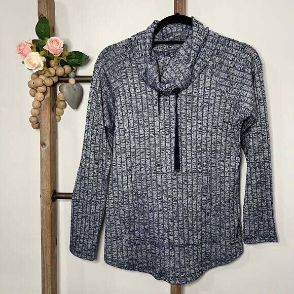 Nic Zoe Long Sleeve Cowl Neck Sweatshirt Size Small - Picture 2 of 8